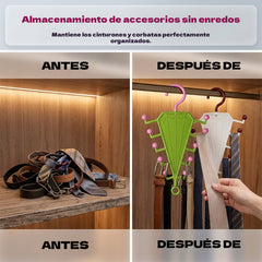 🔥🔥【Paquete de 6 piezas】👔👚Estantería multifuncional con ganchos en forma de V y dos lados.