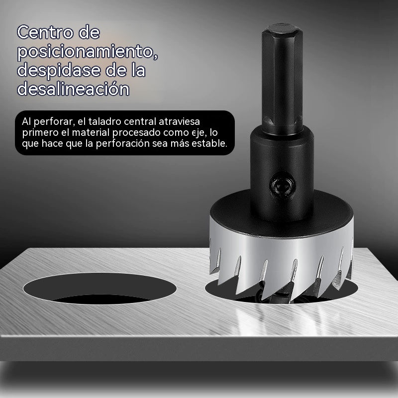 【13+16+18+19】4 piezas 26 €🔩 Sacabocados de acero rápido de alta dureza para metal – perfora fácil hierro, acero y aluminio ⚙️