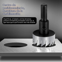 【13+16+18+19】4 piezas 26 €🔩 Sacabocados de acero rápido de alta dureza para metal – perfora fácil hierro, acero y aluminio ⚙️