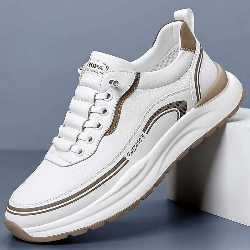 🔥🔥😎 [39-45] Zapatillas deportivas fabricadas en piel resistente al agua y a la suciedad, con suelas suaves para máxima comodidad.