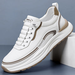 🔥🔥😎 [39-45] Zapatillas deportivas fabricadas en piel resistente al agua y a la suciedad, con suelas suaves para máxima comodidad.
