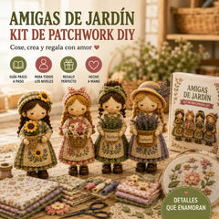 🎁Último día: ¡Disfruta de un 49% de descuento! 🧵 Kit de patchwork para armar en miniatura de la serie Mundo en miniatura.