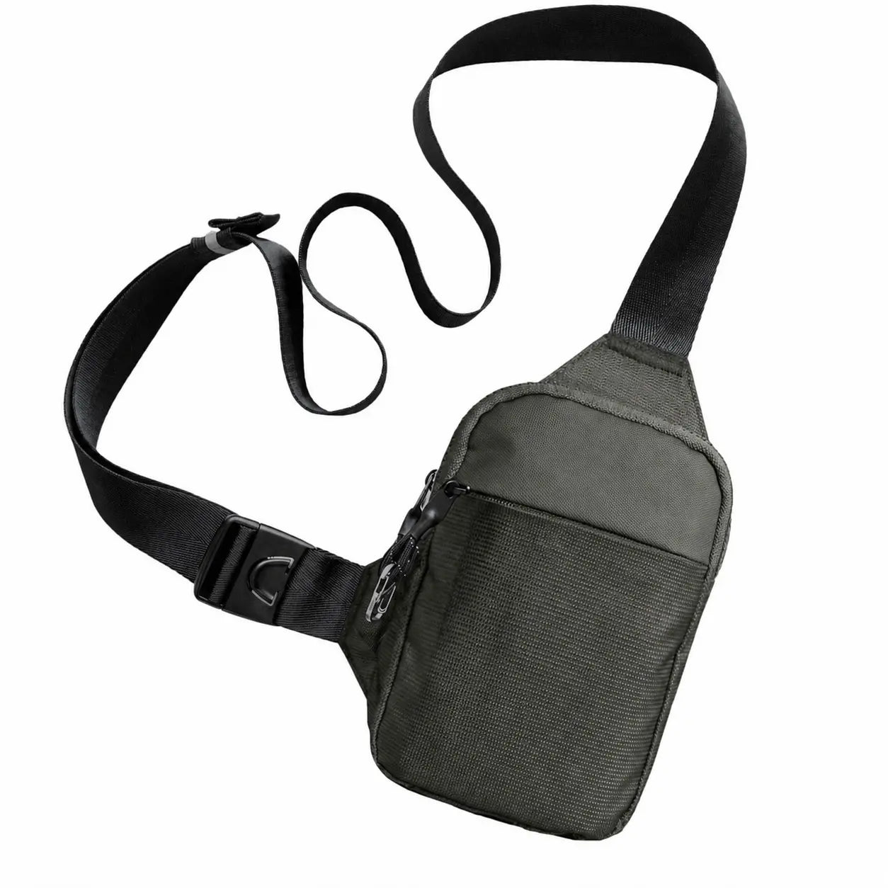 🛡️ Bolso bandolera antirrobo con cremallera con cierre y protección RFID – Bolso cruzado resistente a desgarros de 300D
