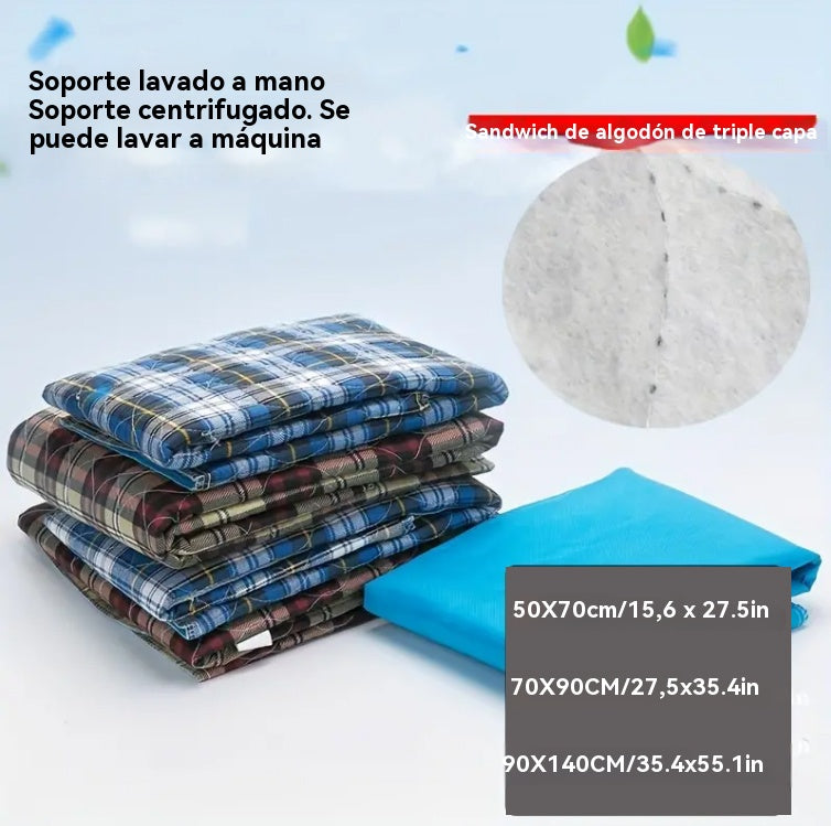 🤩【Compre 1 y obtenga 1 gratis】🛏️ Almohadilla absorbente para mayores – ultra absorbente, lavable a máquina y cama siempre seca
