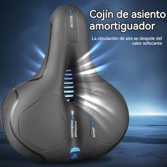 🔥 ¡Último día, 50% de descuento! 🚴 Sillín de bicicleta universal de silicona engrosada, transpirable, amortiguador, impermeable y antideslizante.