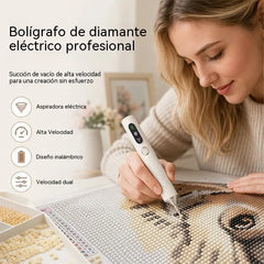 Bolígrafo eléctrico recargable con punta de diamante
