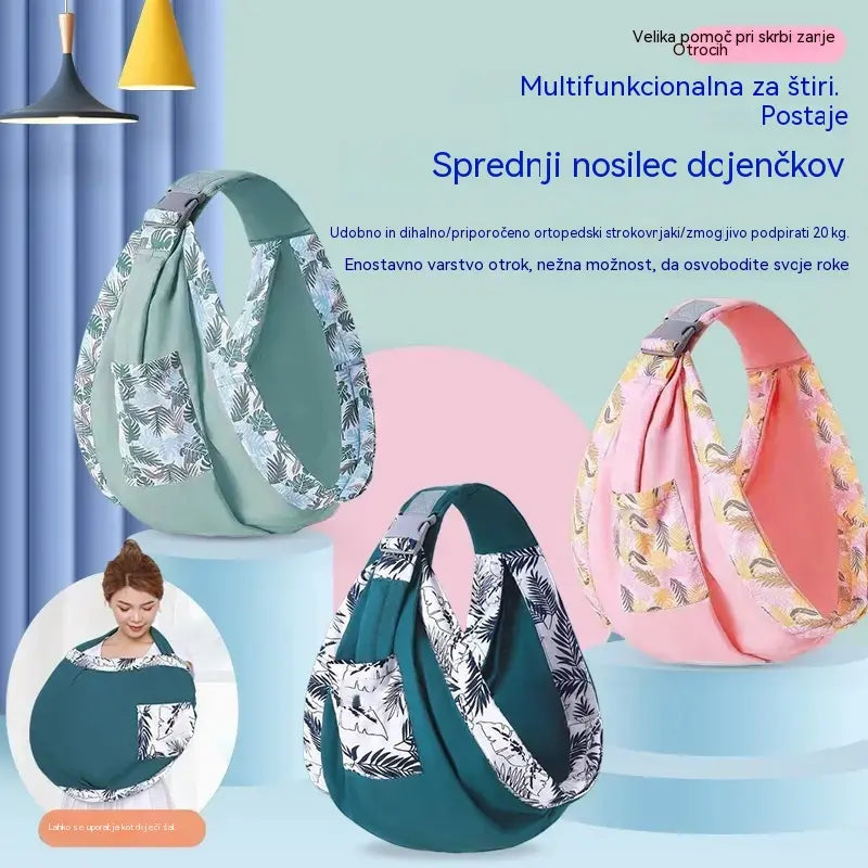 👶 Lahka ergonomska nosilka za dojenčke | Idealna za sprehode in potovanja ✈️