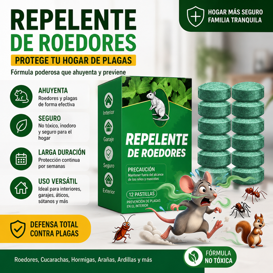 🌿✨ Bolas repelentes naturales para ratas – Repelente de ratas con aceite de menta y limón (12 bolas)