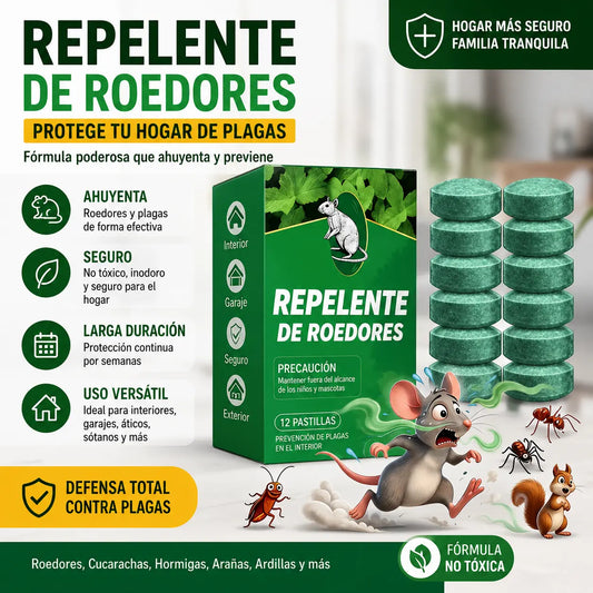 🌿✨ Bolas repelentes naturales para ratas – Repelente de ratas con aceite de menta y limón (12 bolas)