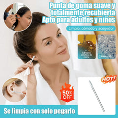 🔥【Compre 1 y obtenga 1 gratis】👂✨【Eliminación de cerumen altamente efectiva】Nuevo palito de limpieza de oídos especialmente diseñado