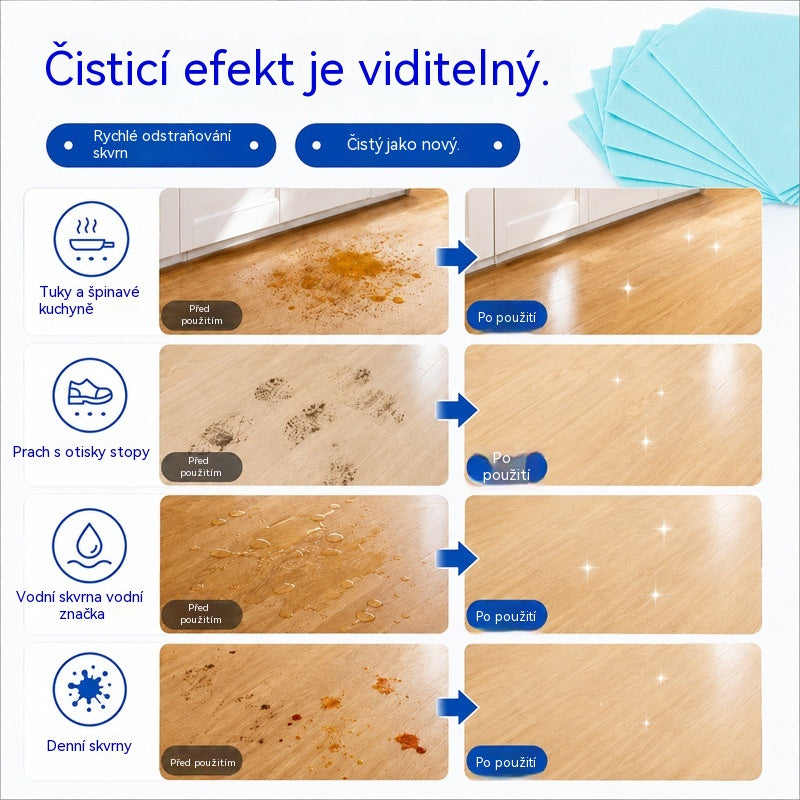 💦🏡【3 balenia, spolu 90 tabliet】Vo vode rozpustné čistiace obrúsky na podlahu