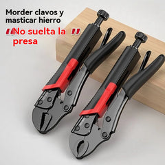 Alicates de fuerza ajustable, abrazaderas multifuncionales, alicates de presión de grado industrial.