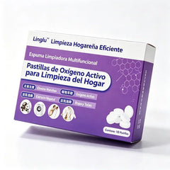 🧼【Compra 2 y llévate 2 gratis】(Total: 40 pastillas)💧 Pastillas Efervescentes de Oxígeno Activo y Enzimas | Limpiador Multiusos para Sarro, Manchas de Té, Ropa y Calzado ✨