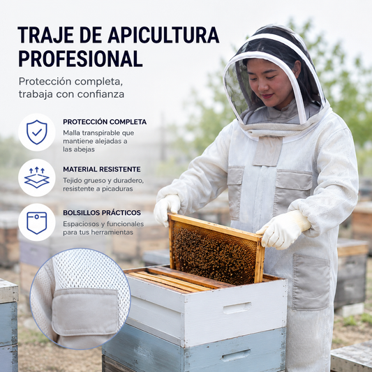 【M-2XL】🐝Mono de abeja confeccionado en malla de algodón 3D