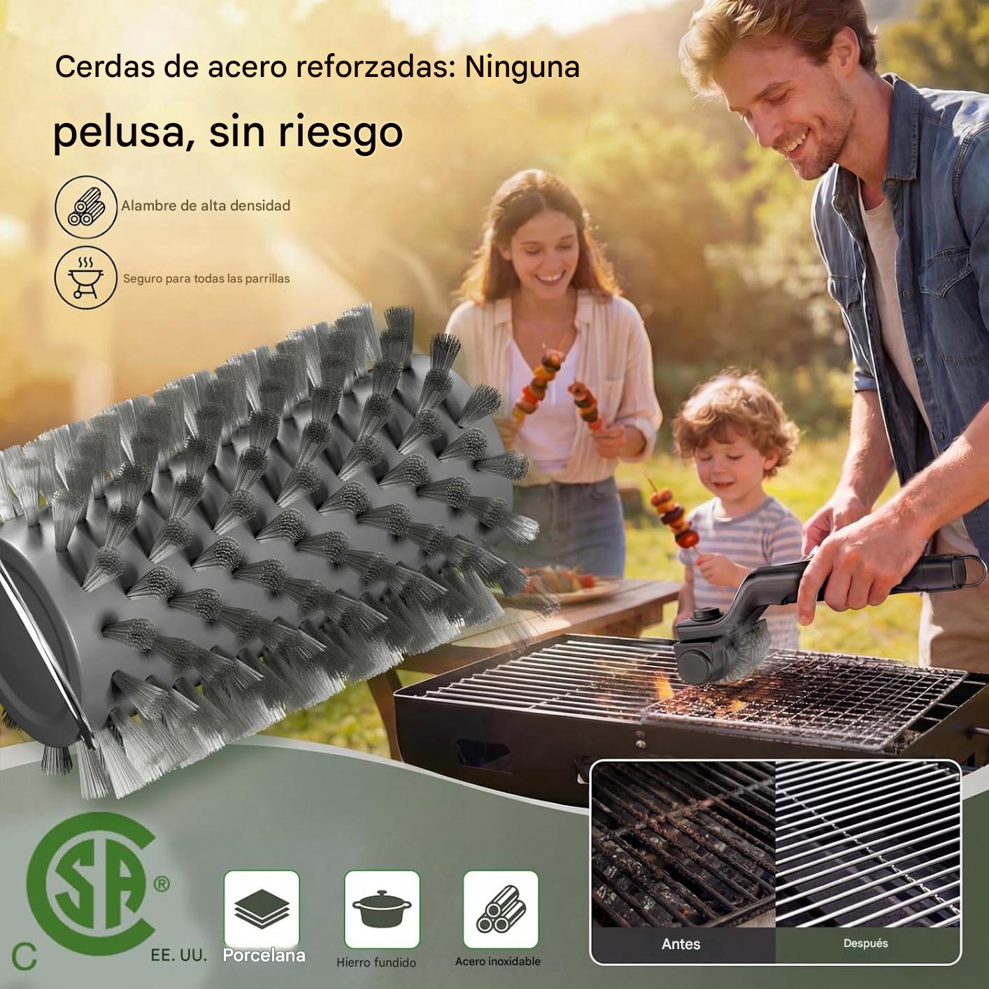 📢📢Limpiador eléctrico para barbacoas: ¡elimina rápidamente la grasa y la suciedad!