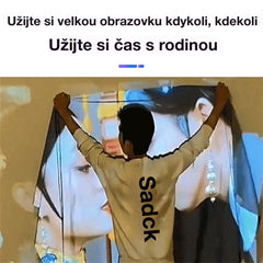 📢📺 Matně bílé projekční plátno s vysokým rozlišením, které vytváří pohlcující zážitek z domácího kina 🎬🌟