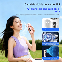 🍃🌀Nuevo ventilador portátil de mano, con gran potencia de aire y una agradable sensación de frescor
