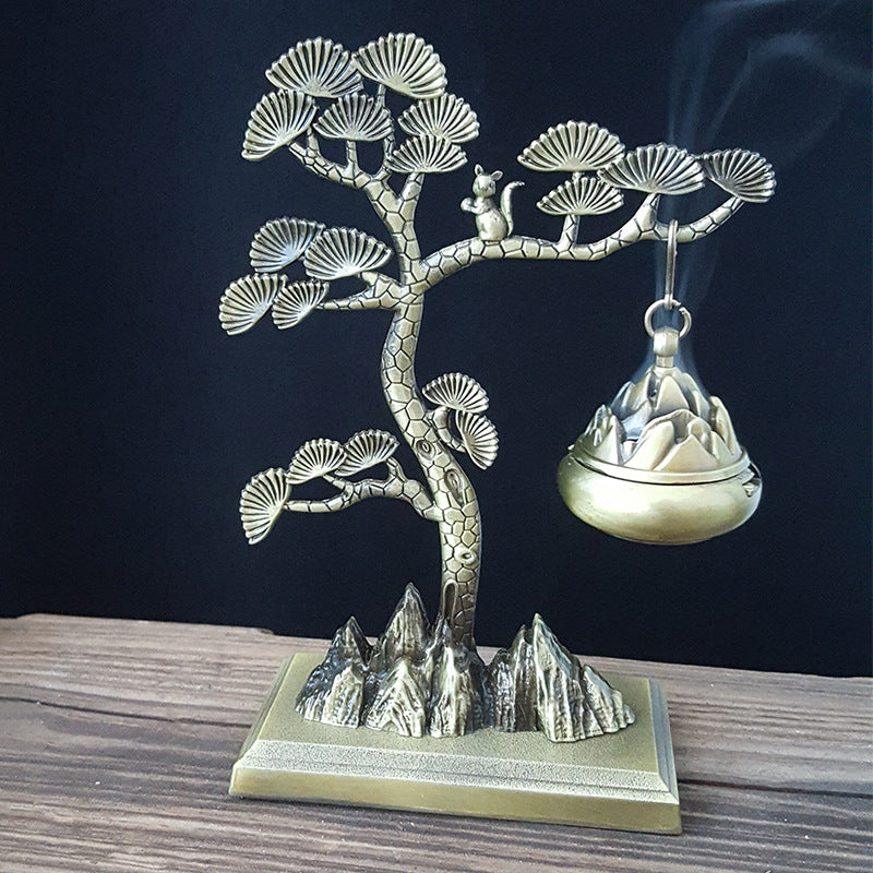 🔥🔥【30%OFF】Quemador de incienso con adornos creativos Quemador de aromaterapia Elk Home