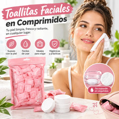【200 piezas】toallas desechables, toallas faciales comprimidas portátiles