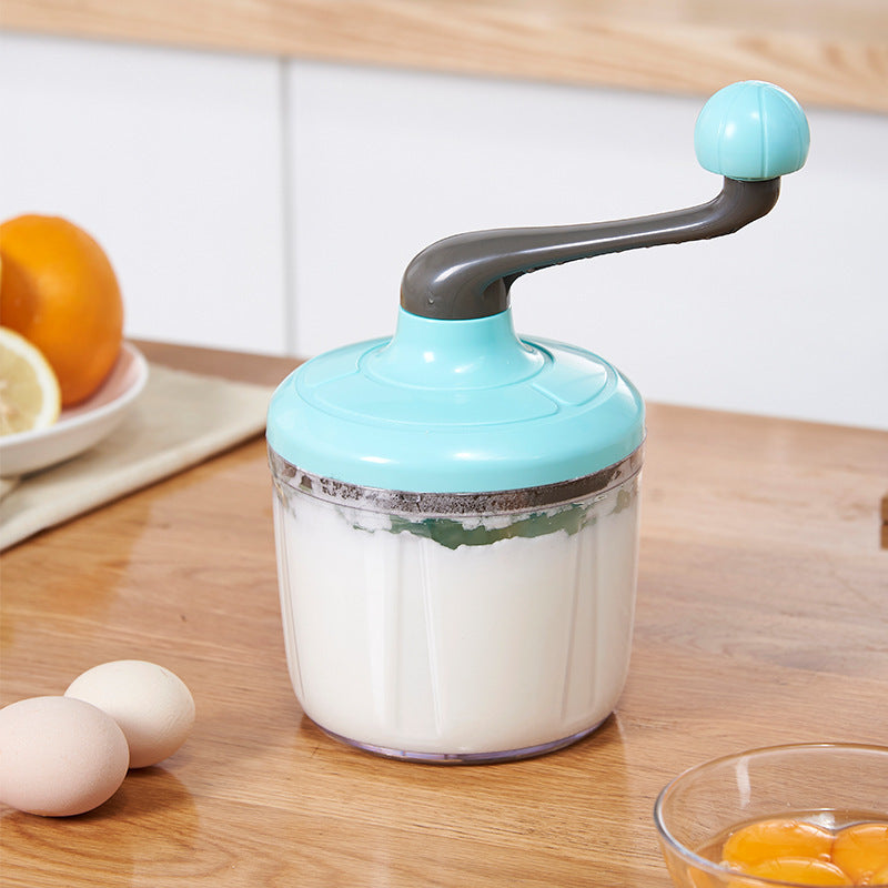 🥚🍰Batidora de huevos manual doméstica, herramienta de repostería semiautomática, batidora de crema.
