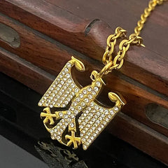 🦅【Colgante + Collar】🔥 Collar Colgante de Águila – Un Símbolo de Fuerza y Estilo para Llevar Siempre Contigo 🧣