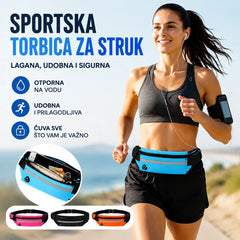 🎒 Višenamjenska torba za struk za sport i slobodno vrijeme, nevidljiva, sigurna, prostrana i vodootporna!