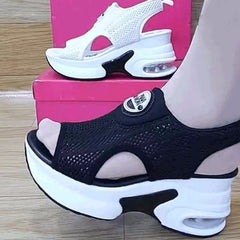 🌸【35-40】Sandalias de tacón hueco cómodas para mujer de moda 2025