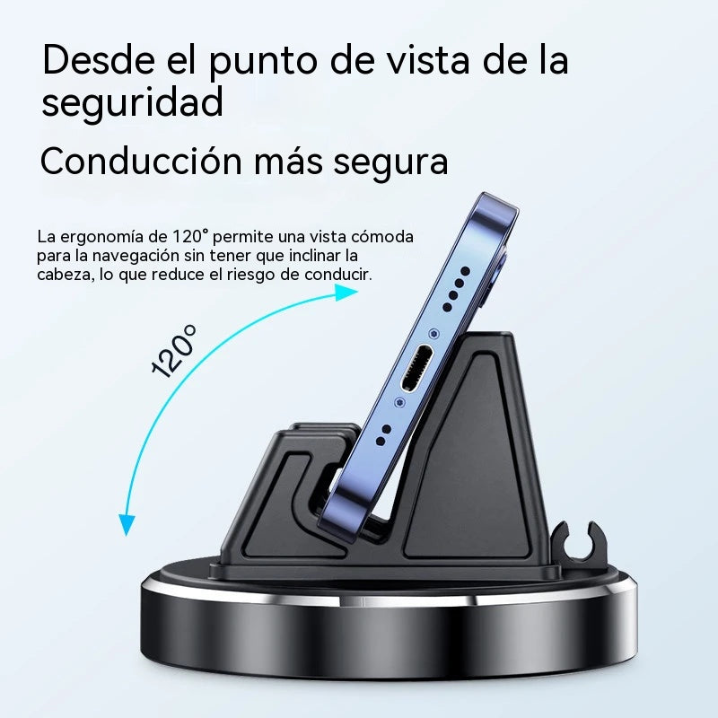 🔥🚗📱 Soporte universal para teléfono de coche, giratorio, con base de ventosa antideslizante.