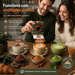 🔥Cámara retro para decoración de cafeterías: impresora mecánica de plantillas para arte latte