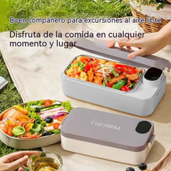 Fiambrera eléctrica portátil con calefacción