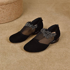 🔥✨【35-41】🏆2025 Nuevos Tacones de Cuña con Fondo Suave de Malla Hueca para Mujer