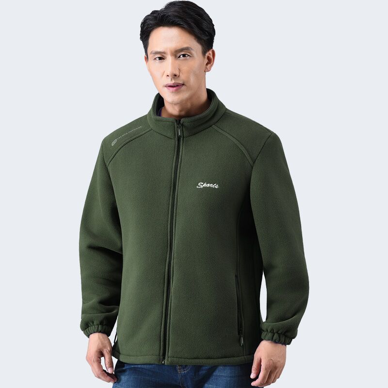【XL-5XL】Chaqueta de Terciopelo Grueso de Lana para Hombre, Talla Grande, Cálida y Cómoda para Otoño e Invierno【40% de Descuento】