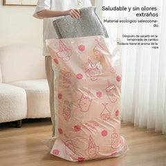 👕🧳【Juego de 5 piezas】【50*65*30cm】Bolsas de almacenamiento al vacío para ropa, reforzadas, selladas y resistentes a la humedad.