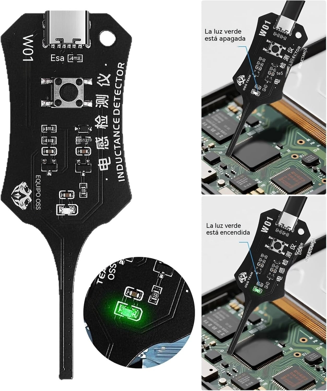⚡ 【🔥2 piezas 27 euros】Probador de inductancia OSS: Soluciona problemas rápidamente en dispositivos electrónicos