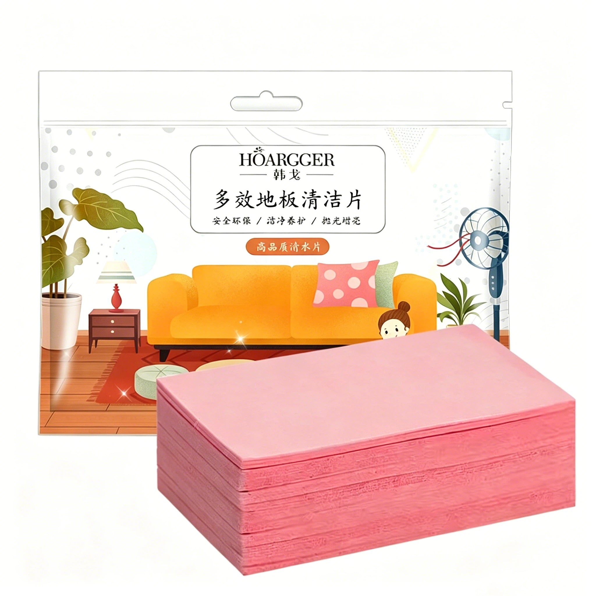 🧹🔥Compre 3 y obtenga 4 gratis（7 paquetes- 210 piezas）✨ Toallitas limpiadoras antibacterianas y desodorantes multiusos | Aptas para suelos de madera, suelos laminados, baldosas y paredes de caravanas.