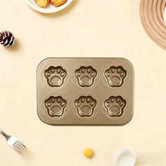 🧁🍰Molde para hornear de acero al carbono con revestimiento antiadherente 🍩 | Varias formas · Revestimiento antiadherente de grado alimenticio · Fácil de limpiar · Distribución uniforme del calor