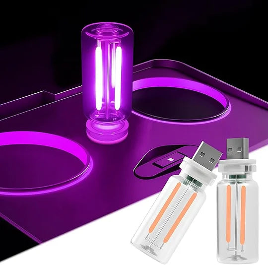 【¡50% de descuento!】Luz nocturna para coche con USB
