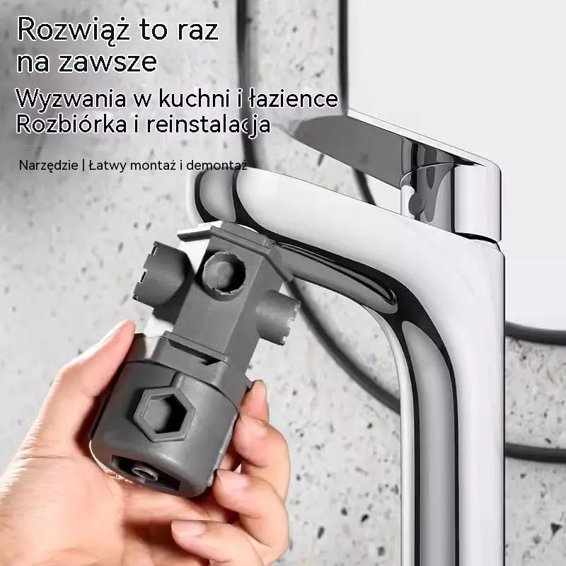 🔧Uniwersalne narzędzie do demontażu rdzeni zaworów kranów kuchennych i łazienkowych