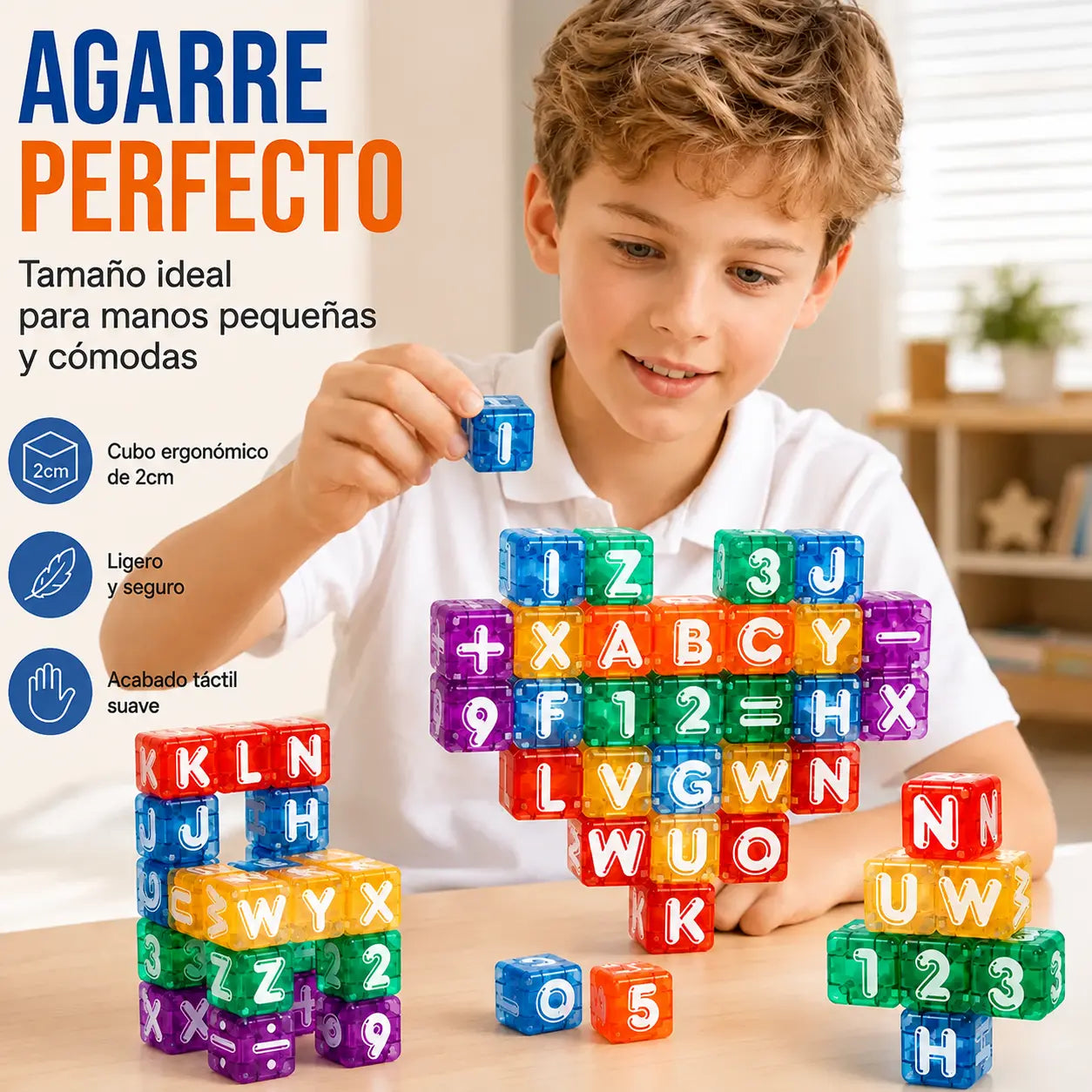 📢📢¡40% de descuento por tiempo limitado! 【40 bloques de construcción + caja de almacenamiento】⏰Bloques magnéticos de construcción de letras y números para niños