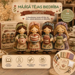 🎁 Pēdējā diena: Izmanto 49% atlaidi! 🧵 Pašrocīgi veidojams miniatūrs "patchwork" (tekstila mozaīkas) komplekts no sērijas "Miniature World".