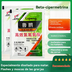 🦟🪰【10 bolsas】El insecticida en polvo de cipermetrina de alta eficiencia más eficaz, se puede utilizar en granjas/hogares/exteriores