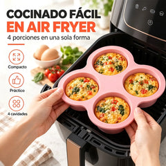 🧁【Compra uno y llévate otro gratis】✨ Moldes de silicona de grado alimenticio para hornear | DIY Chocolate, Flan y Mousse | Antiadherente y Fácil Desmolde 🍮