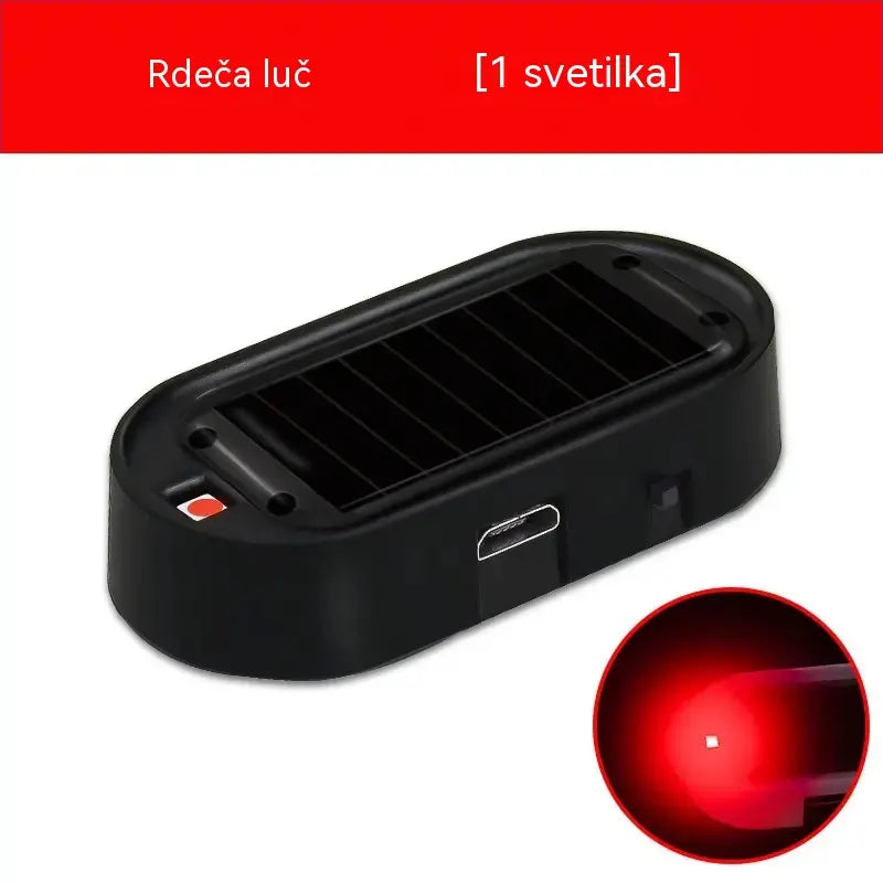 📢🚗 2 kosa za 23 € ⏰ Protivlomna LED-lučka na sončni pogon s funkcijo utripanja