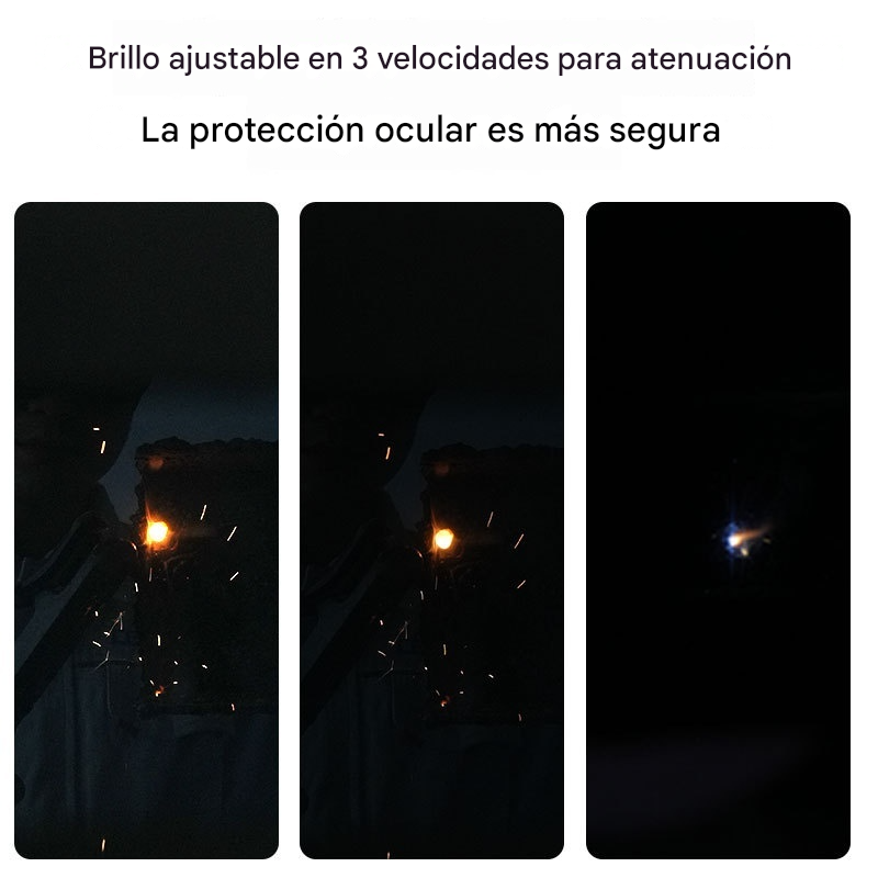 💥🔥🕶️ Gafas de soldadura con oscurecimiento automático, doble protección contra deslumbramiento y rayos UV.