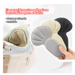 【3 pares por 23 euros】✨ Insertos adhesivos recortables para el talón: cómodos, discretos y previenen ampollas
