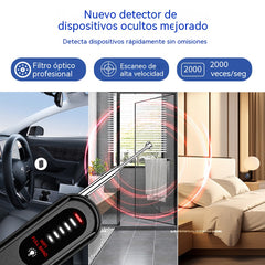 🏨【Garantizando su seguridad】😱Detector de cámaras ocultas: protege tu privacidad