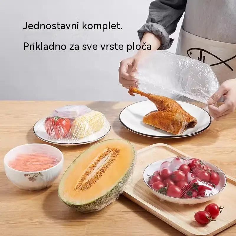 🔥【Posebna ponuda zadnjeg dana: 50% popusta】✨500 višekratnih i fleksibilnih plastičnih folija za hranu