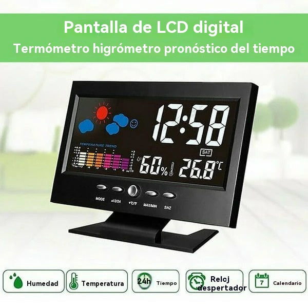 🎁Reloj meteorológico más vendido Reloj meteorológico 8082T