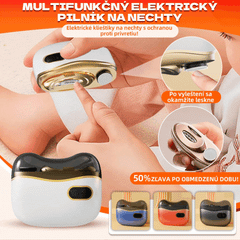 ✂️💅🔥Entrega en 7 días🔥 Lima de uñas eléctrica multifuncional, cortauñas eléctrico con protección antipellizcos