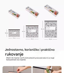 Ukupno 30 antibakterijskih aluminijskih vrećica, vrlo jednostavne za korištenje, za očuvanje svježine